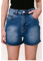 Lennox Denim Shorts - Dark Blue