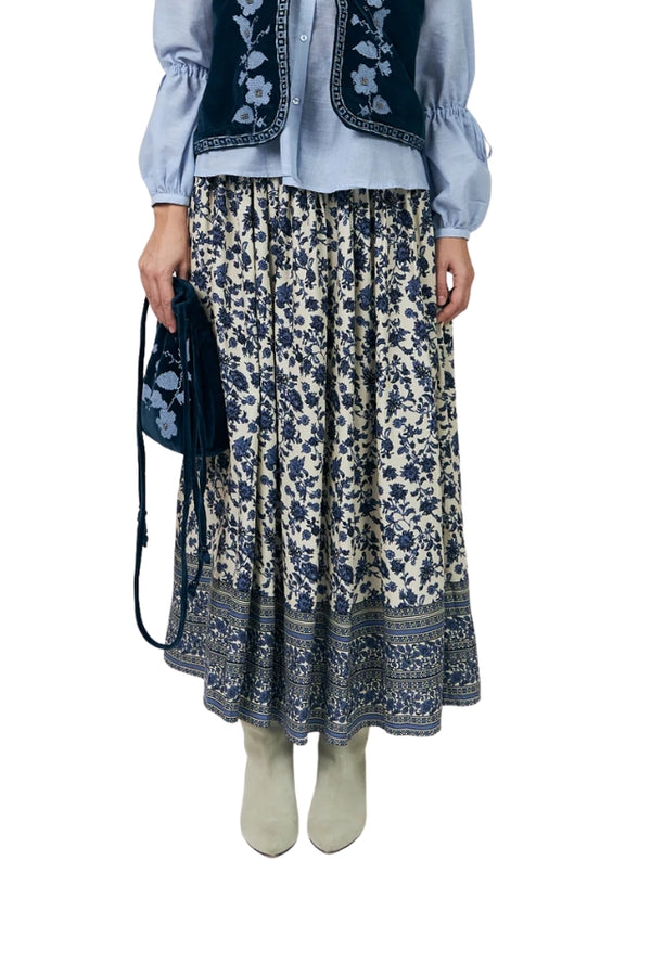 Myrall Maxi Skirt - Blue