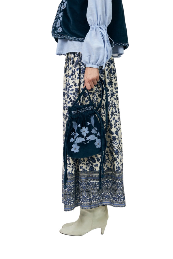 Myrall Maxi Skirt - Blue