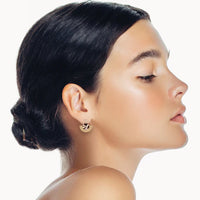 Ivory Tortise Small Moon Drop Earrings