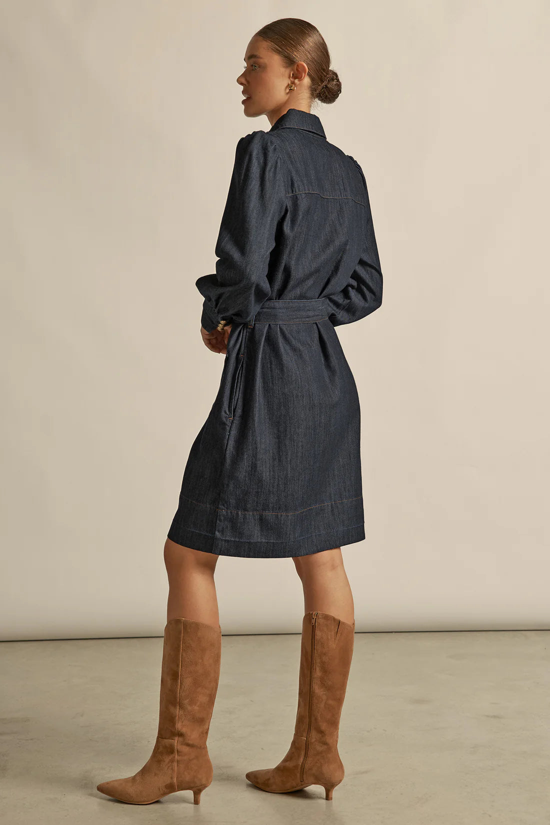 Opal Dress- Dark Denim