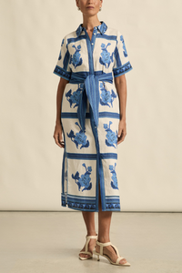 Roam Dress - Azure Collage