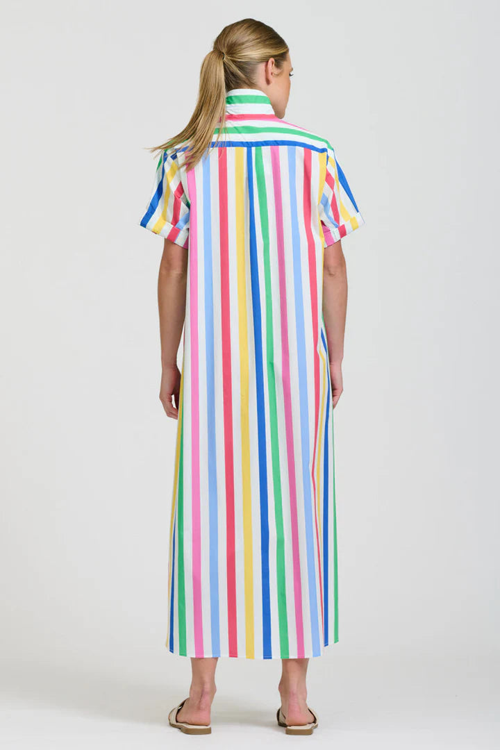 The Lucy Dress- Fiesta Stripe