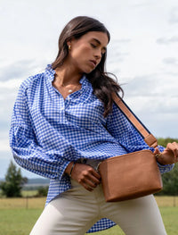 Kell Shirt / Blue Gingham