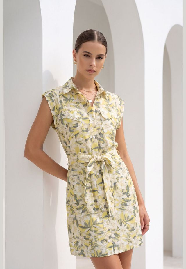NOVA Printed Short Dress