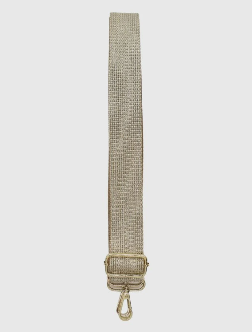 Webbing Bag Strap Gold