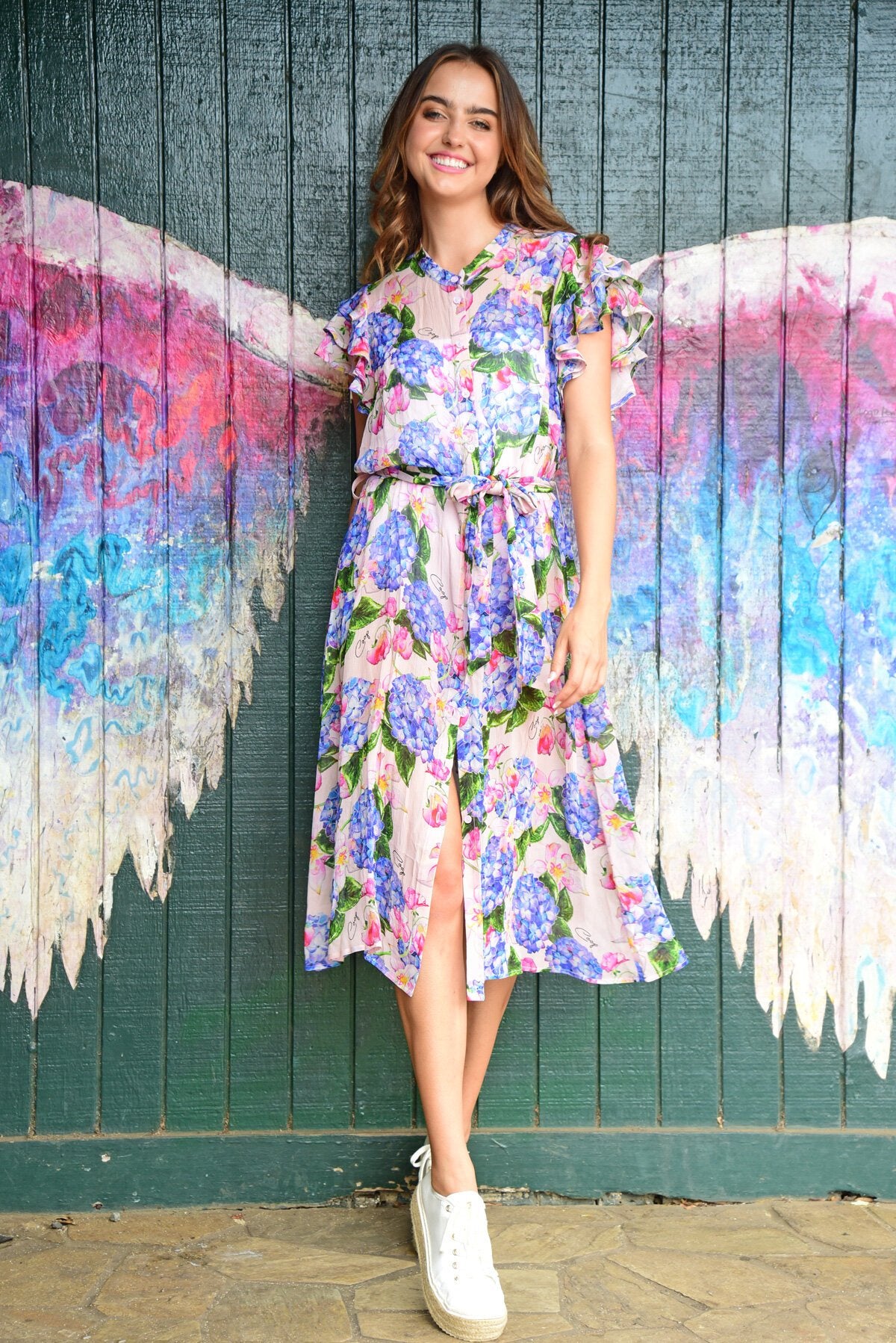 Flute Yourself Dress /  Hi-Di-Hydrangea