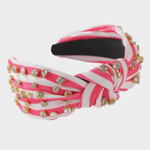 Air Knot Embellished Strip - Pink