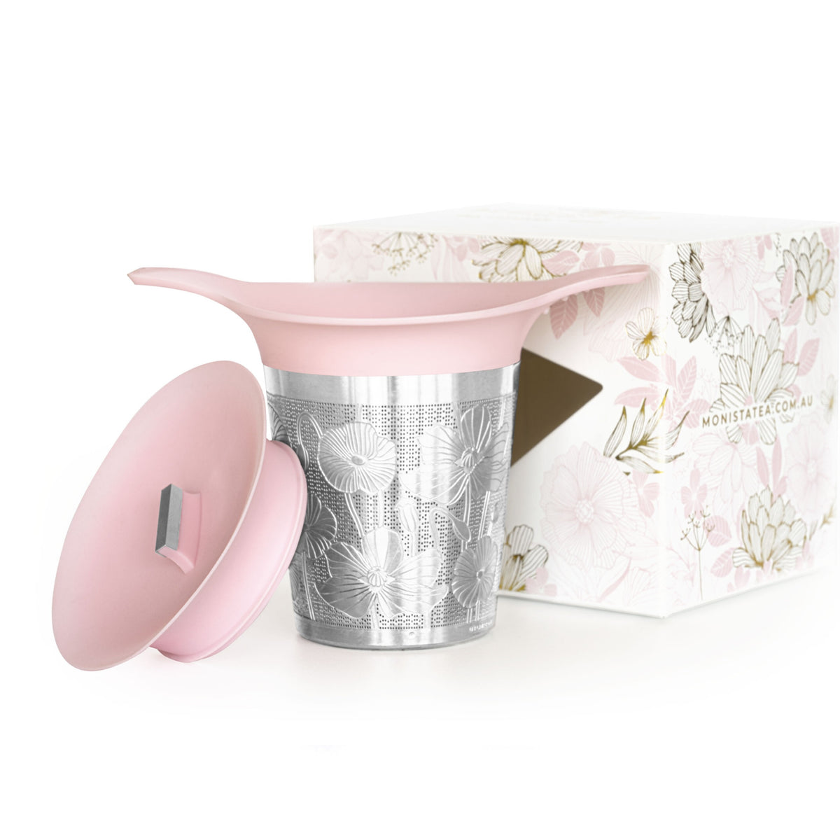 Tea Basket Infuser Pink