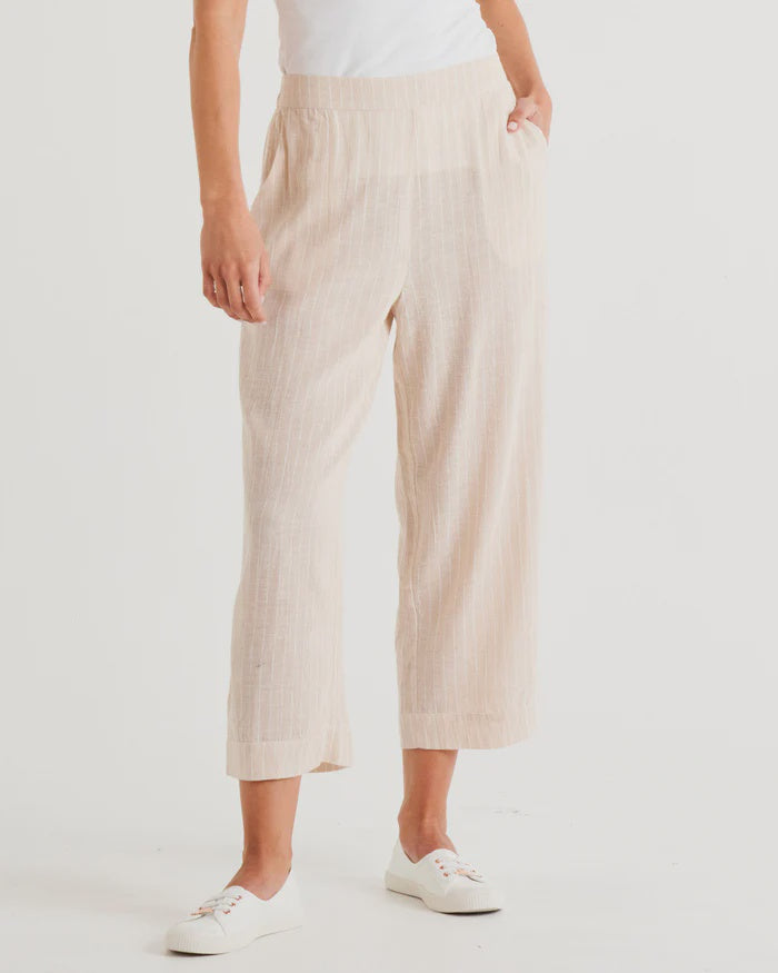 Parker Pant - Natural Stripe