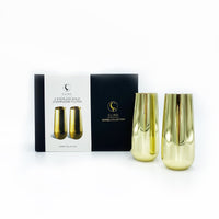 Gold Stemless Flutes