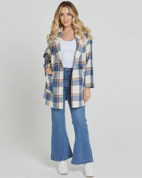 Gracie Check Coat