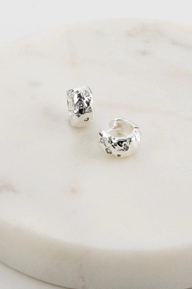 Gemma Earrings Silver