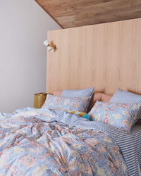 Seaside Stripe / King Flat Sheet
