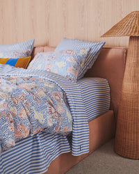 Seaside Stripe / King Fitted Sheet