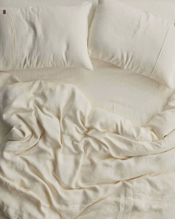 Cloud Dancer / King Fitted Sheet