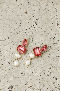Le Roux Raspberry Earrings