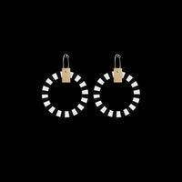 Basics Large Outline Circle Hoop Earrings