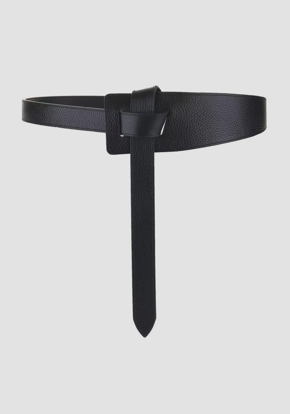 Katya Leather Belt - Black