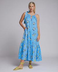 Viviana Dress- Neon Ditsy