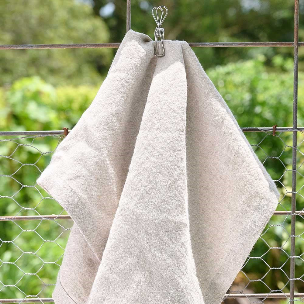 Linen Tea Towel Natural / Set of 2