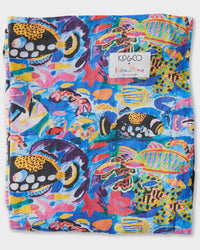 Kip & Co X Ken Don - Barrier Reef Garden Linen Tablecloth