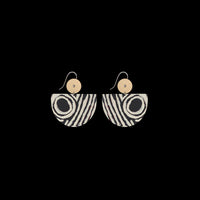 Murdie Morris Wild Dog Bell Circle Earrings