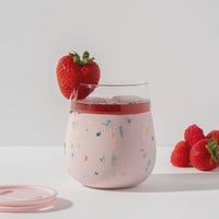 Porter Glass Tumbler Terrazzo 444ml Blush